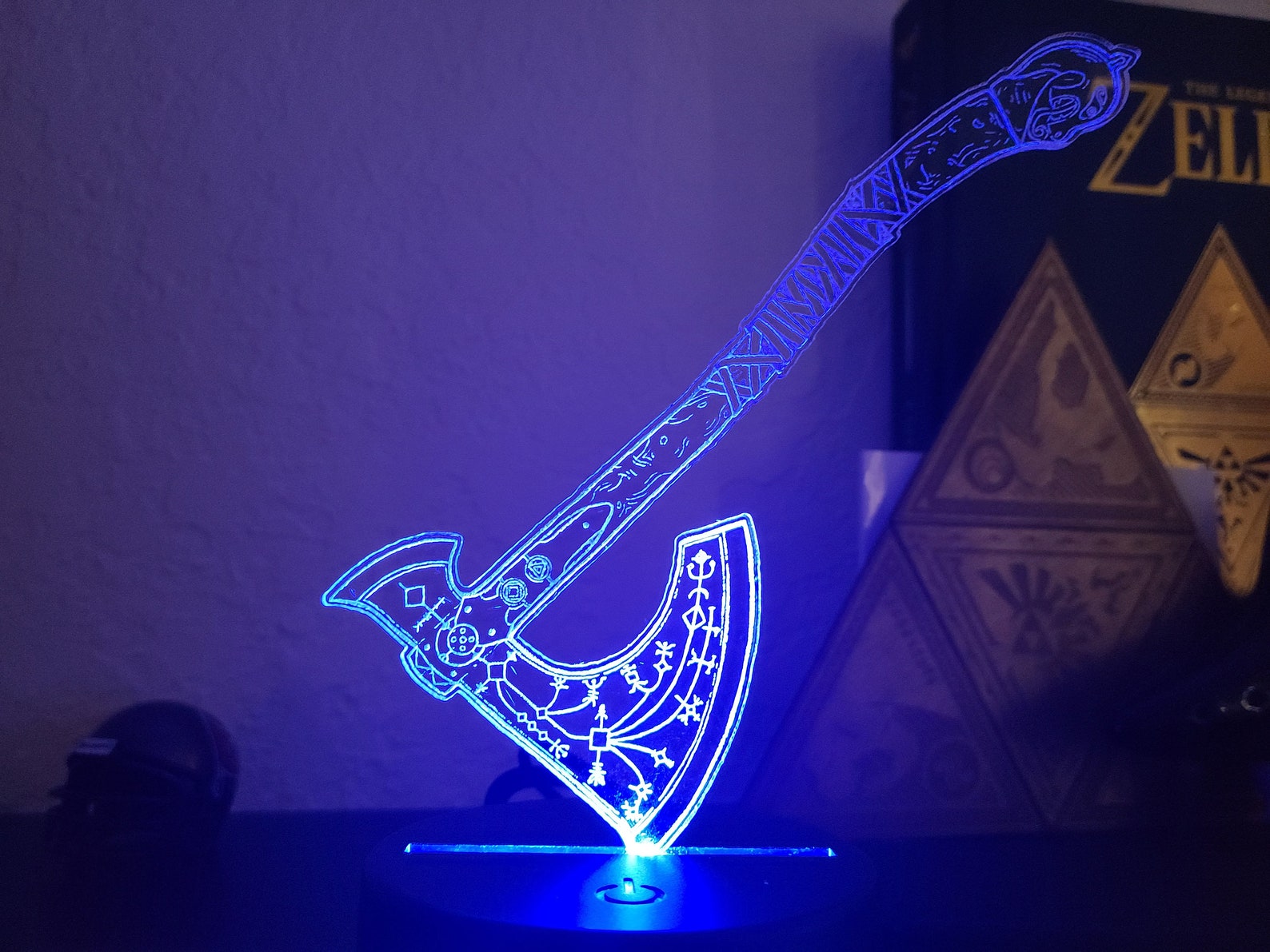 God of War Inspired Axe RGB LED Light Set to Different Positions - Usb ...