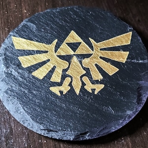 Legend of Zelda Inspired Set of 4 Stone Coasters