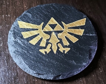 Legend of Zelda Inspired Set of 4 Stone Coasters