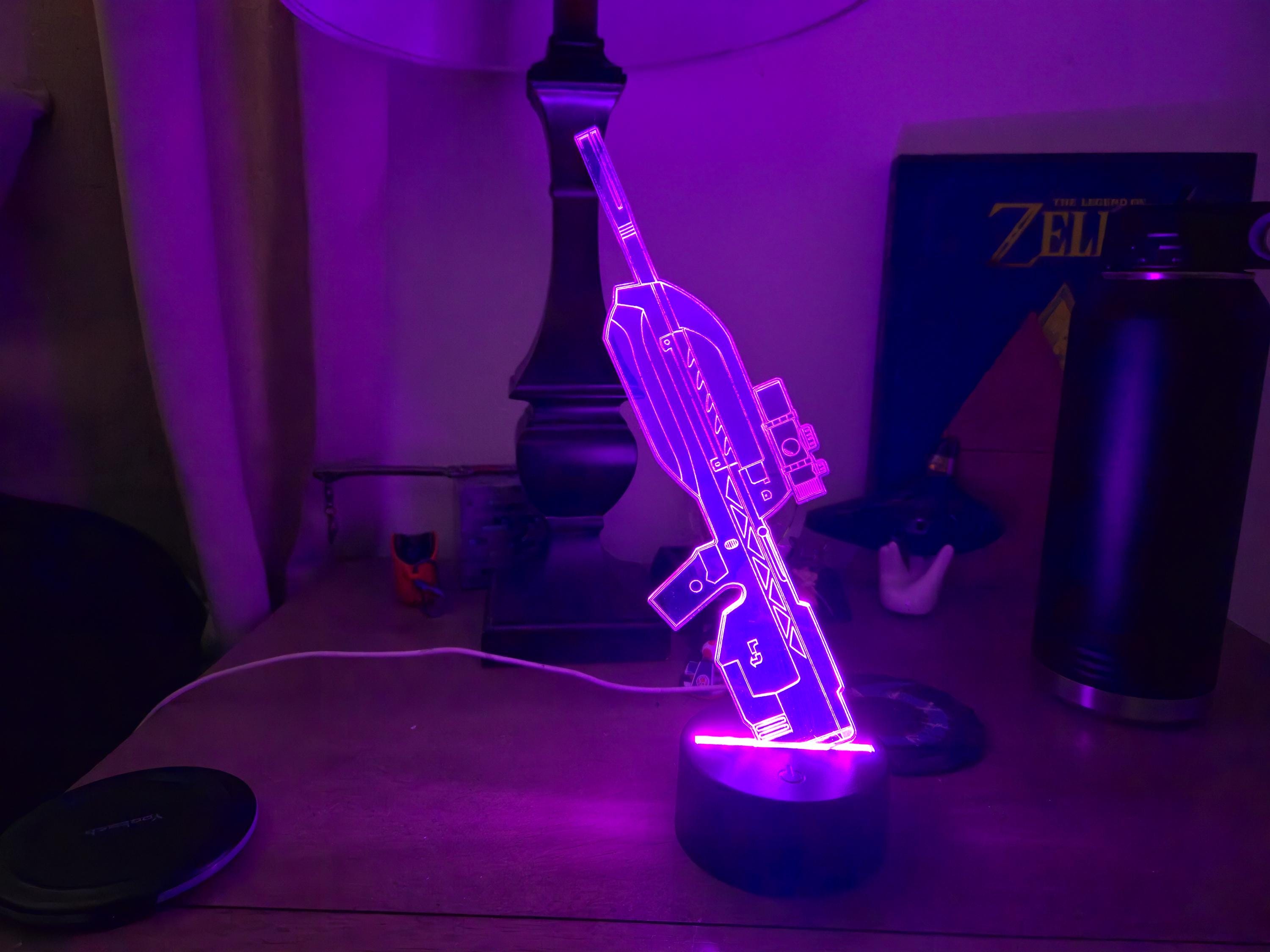Rgb Rirle Halo Battle Rifle Inspired RGB LED Light Change to Different Positions ...