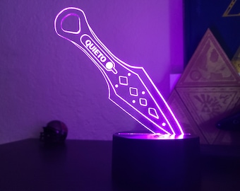 Apex Legends Wraith Kunai Inspired LED Light Change to 3 different positions - USB or Battery Powered