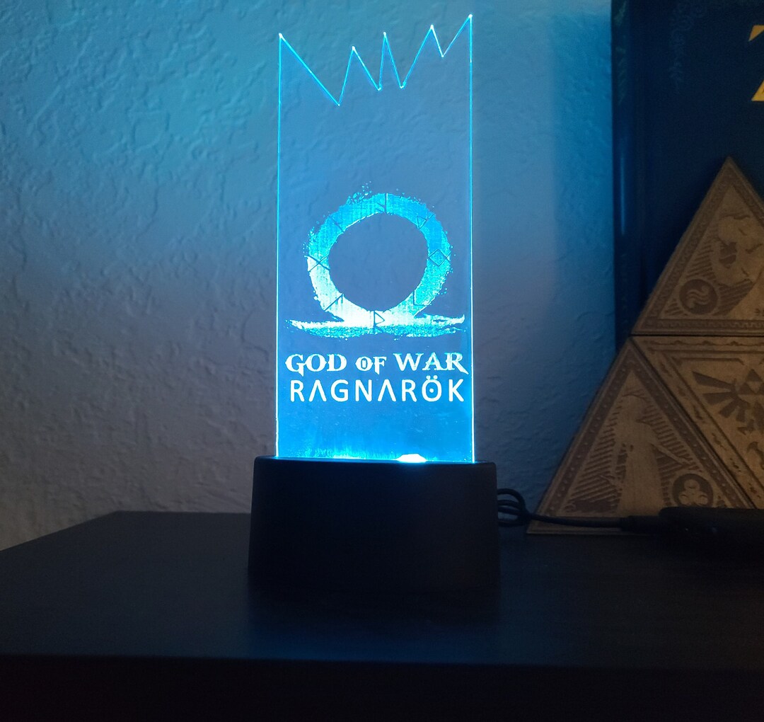 God of War Ragnarok LED Light Multicolor With Controller USB or ...