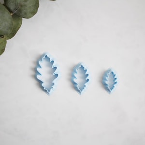 Oak leaf polymer clay cutter