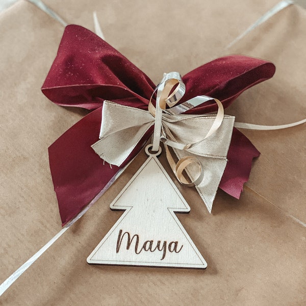 Geschenkanhänger Christmas Tree /  personalisiert / Christmas wrapping / Gifttags