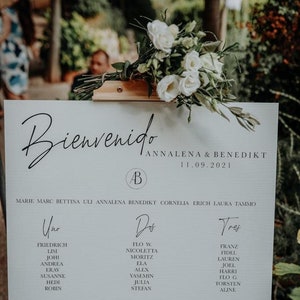 Personalized seating plan wedding, table plan, DIY mirror seating table. Personalized Table Plan Transfer - Stickers Only