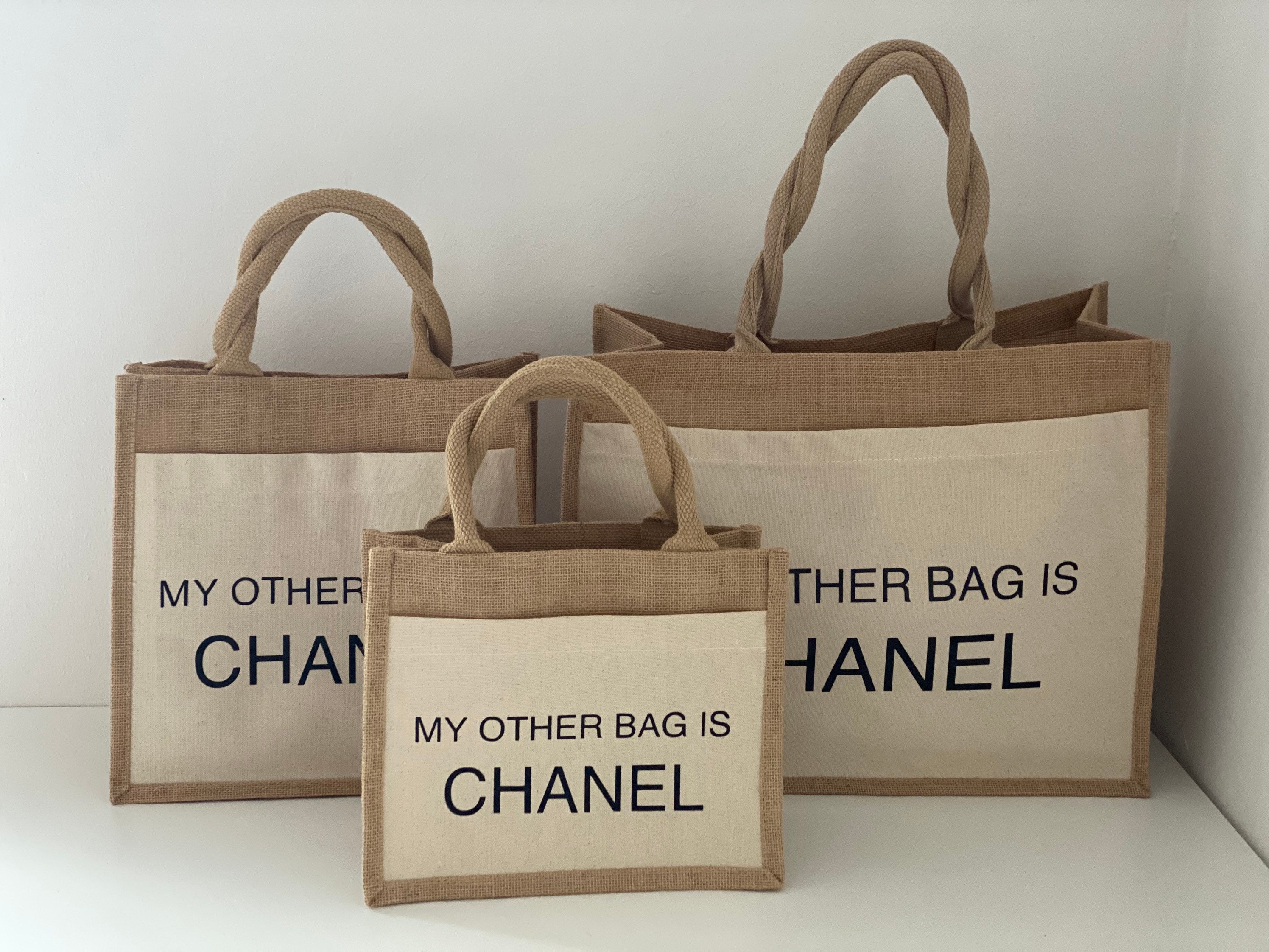 my other bag is chanel jute