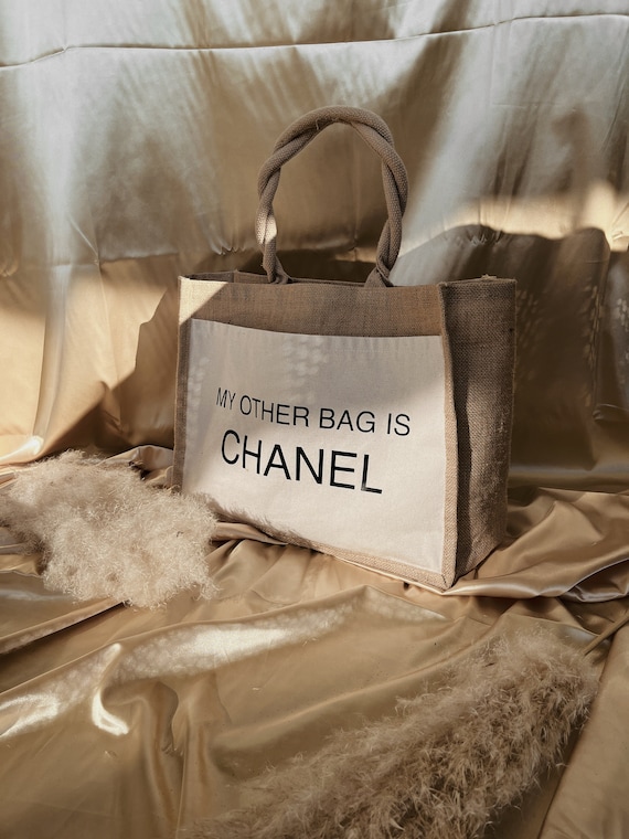 my other bag is chanel jute