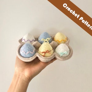 Carton of Eggs - Amigurumi Crochet Pattern
