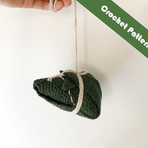No-Sew Sticky Rice Dumpling “zong zi”- Amigurumi Crochet Pattern