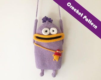 Monster Pouch - Crochet Pattern