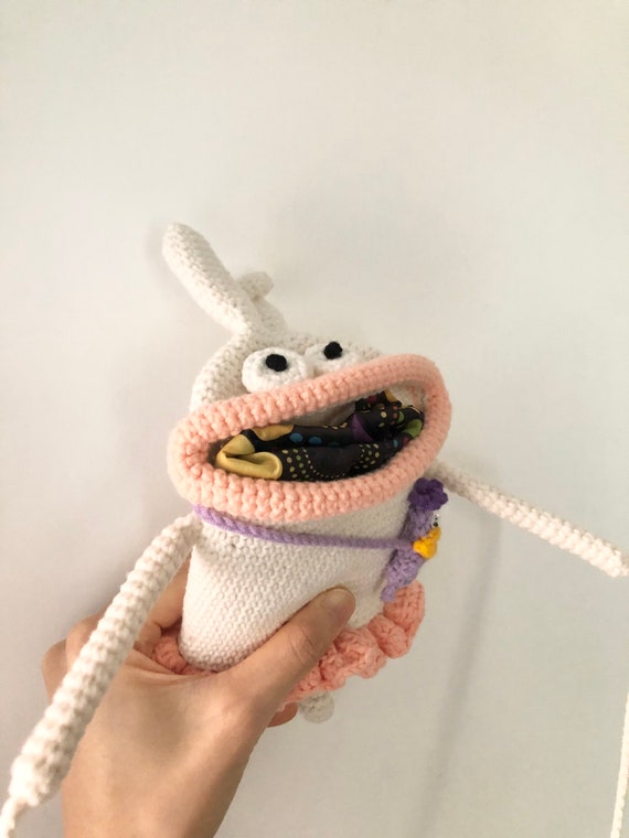 醜いウサギのポーチ - かぎ針編みのパターン - Etsy 日本