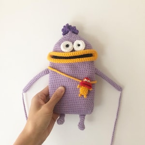 Monster Pouch Crochet Pattern image 2