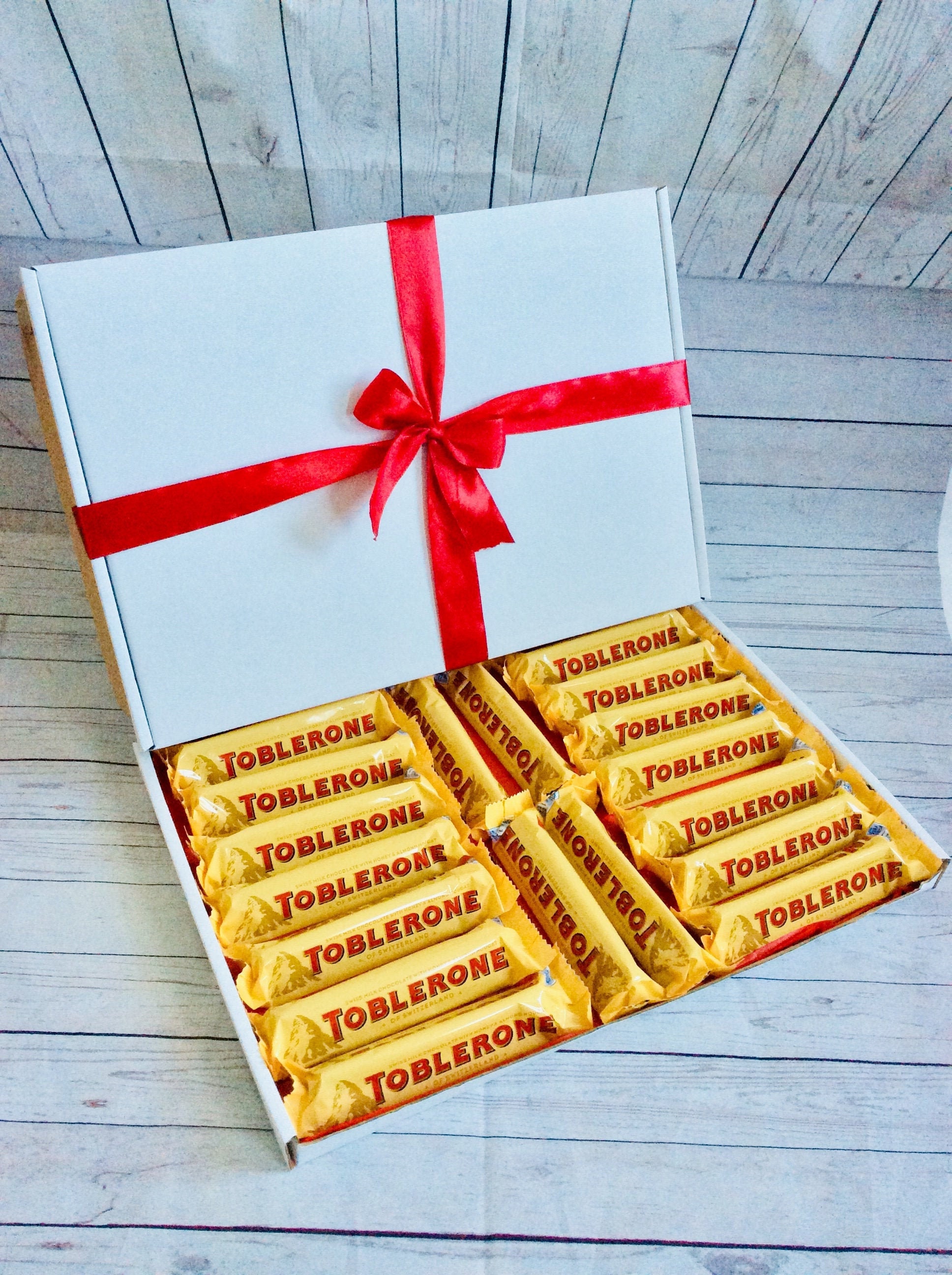 Toblerone milk almond chocolate large hamper gift box Etsy