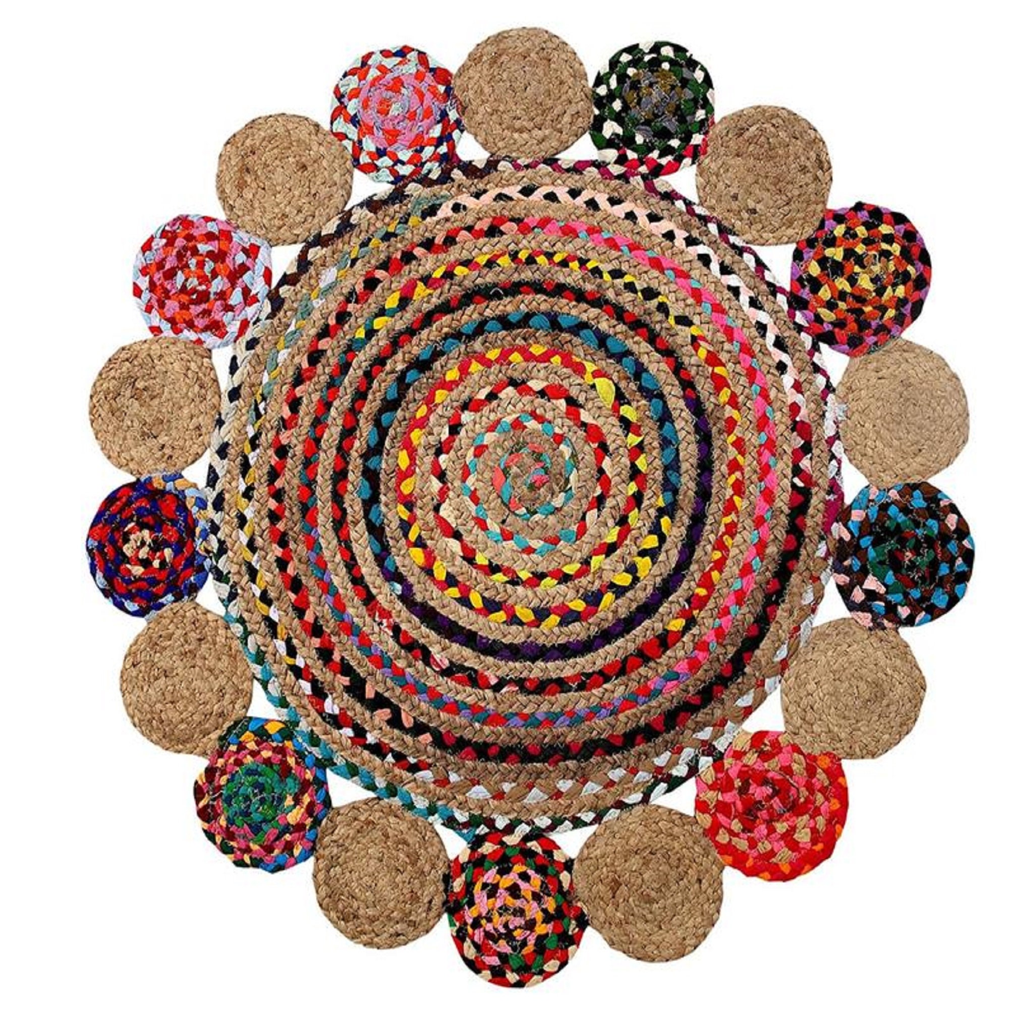 Handmade Rug Cotton Colorful Jute Rug Area Rug Jute Rug - Etsy UK