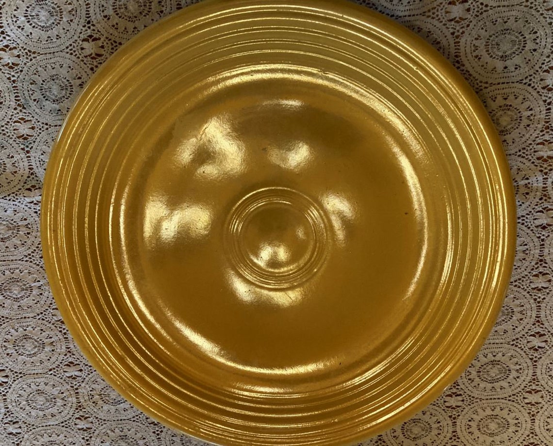 Fiestaware Round Platter Unmarked Etsy