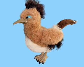 Vintage 1985 8" Tall Roadrunner Plush Bird by Dakin HTF