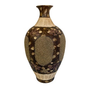 Large Mid Century Modern Design Textured Vase