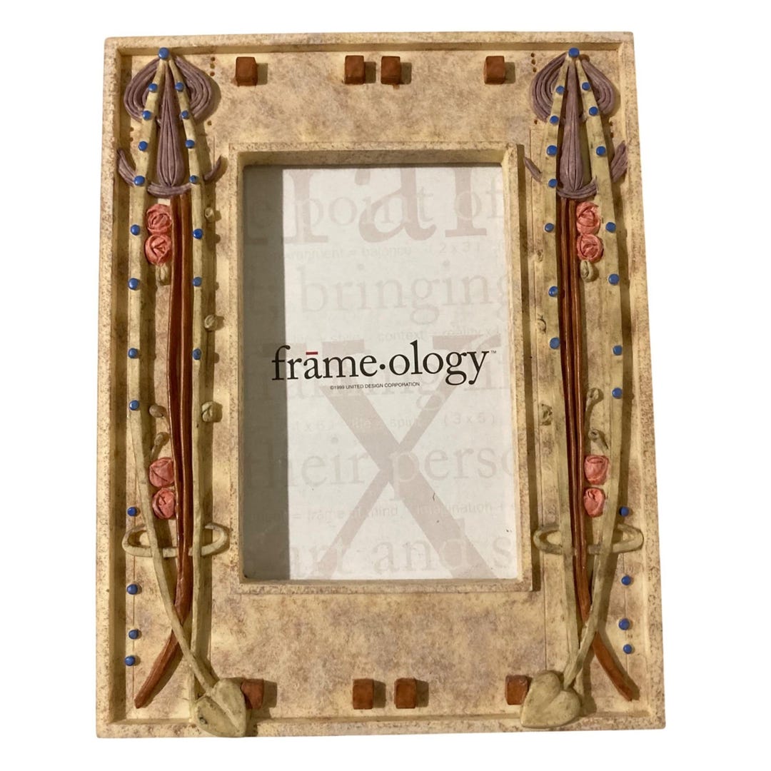 Frameology Music Room Floral Photo Frame With Flowers and Vines - Etsy