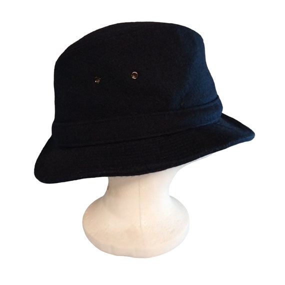 OP Ocean Pacific Bucket Hat Cap VINTAGE Navy Blue… - image 2