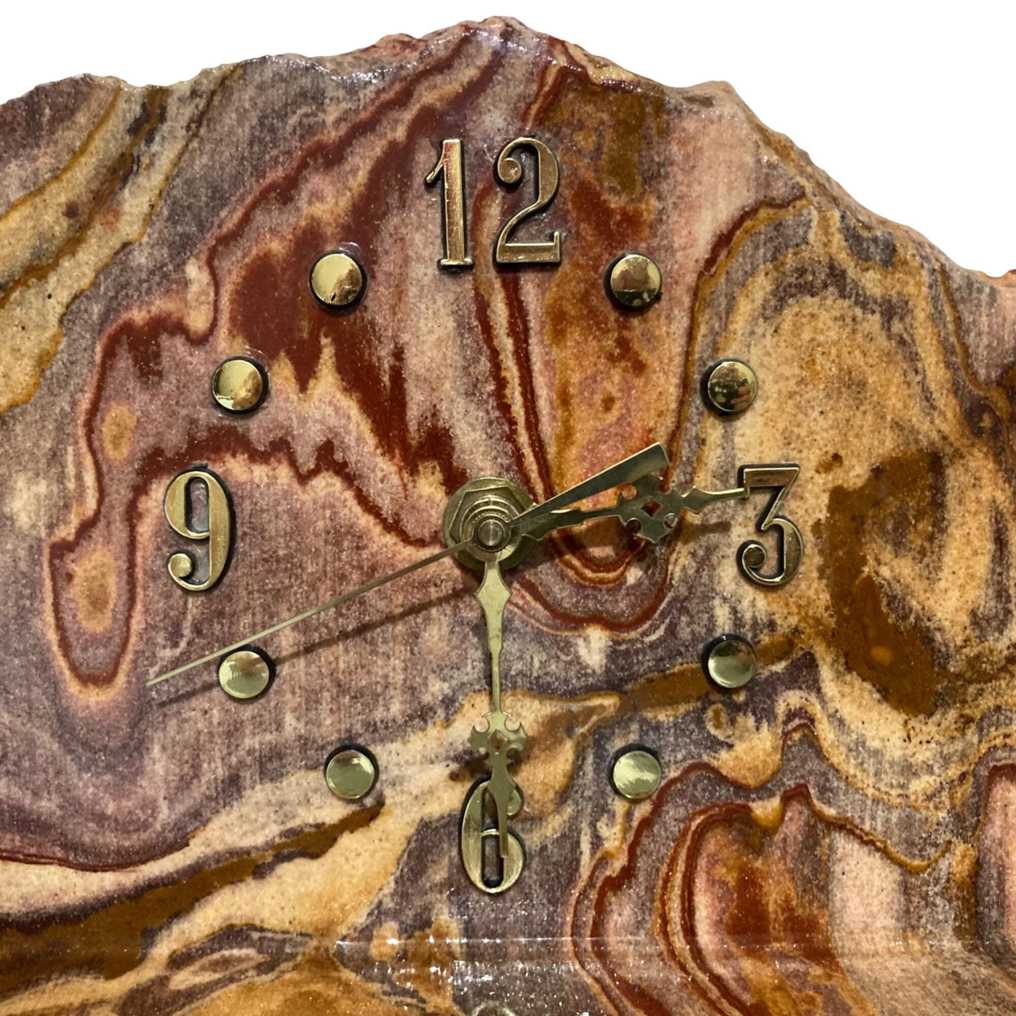 Fieldstone Clock Vintage Feller Stone Clock From St George Utah - Etsy