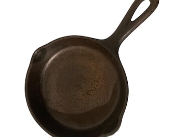 Wagner Ware Sidney gjutjärnspanna, cirka 1930-1950-tal, äggpanna, 15 cm