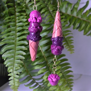 IJs oorbellen | POLYMER CLAY OORBELLEN | Foodie Gifts | Dessert Sieraden | De leuke | van de | van het Voedsel Ice Cream Cone Oorbellen | Handgemaakte