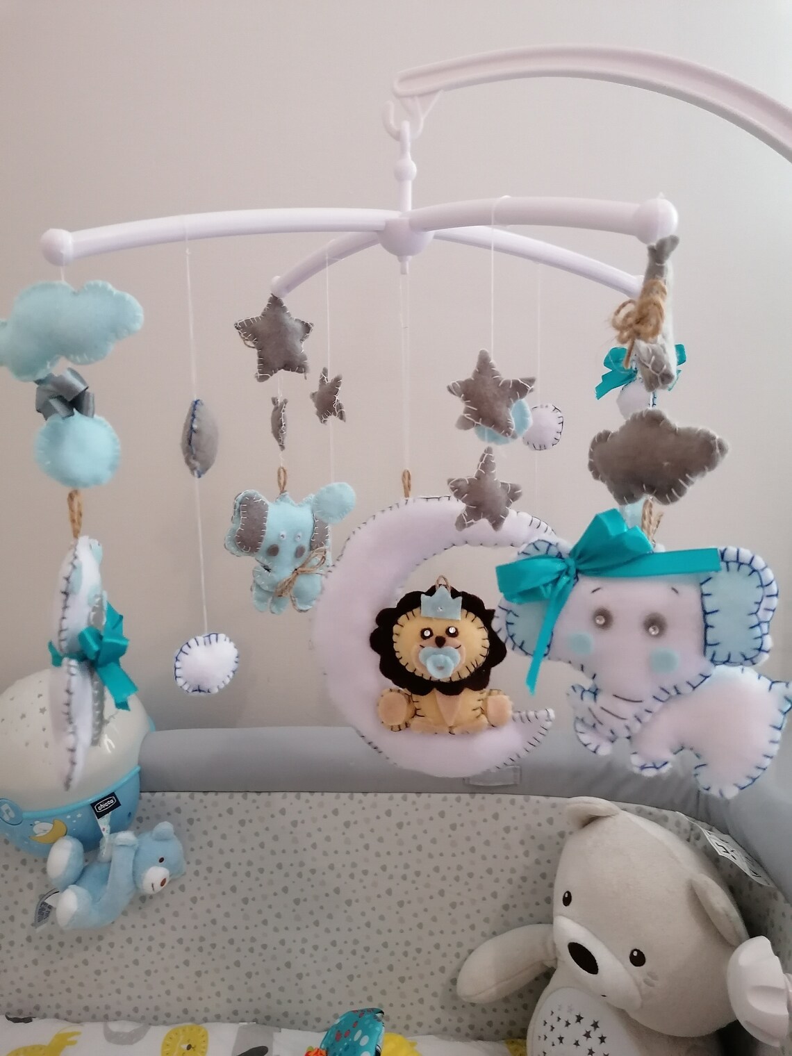 Baby Cot Toys, Baby Cot Hanger With Toys Etsy UK