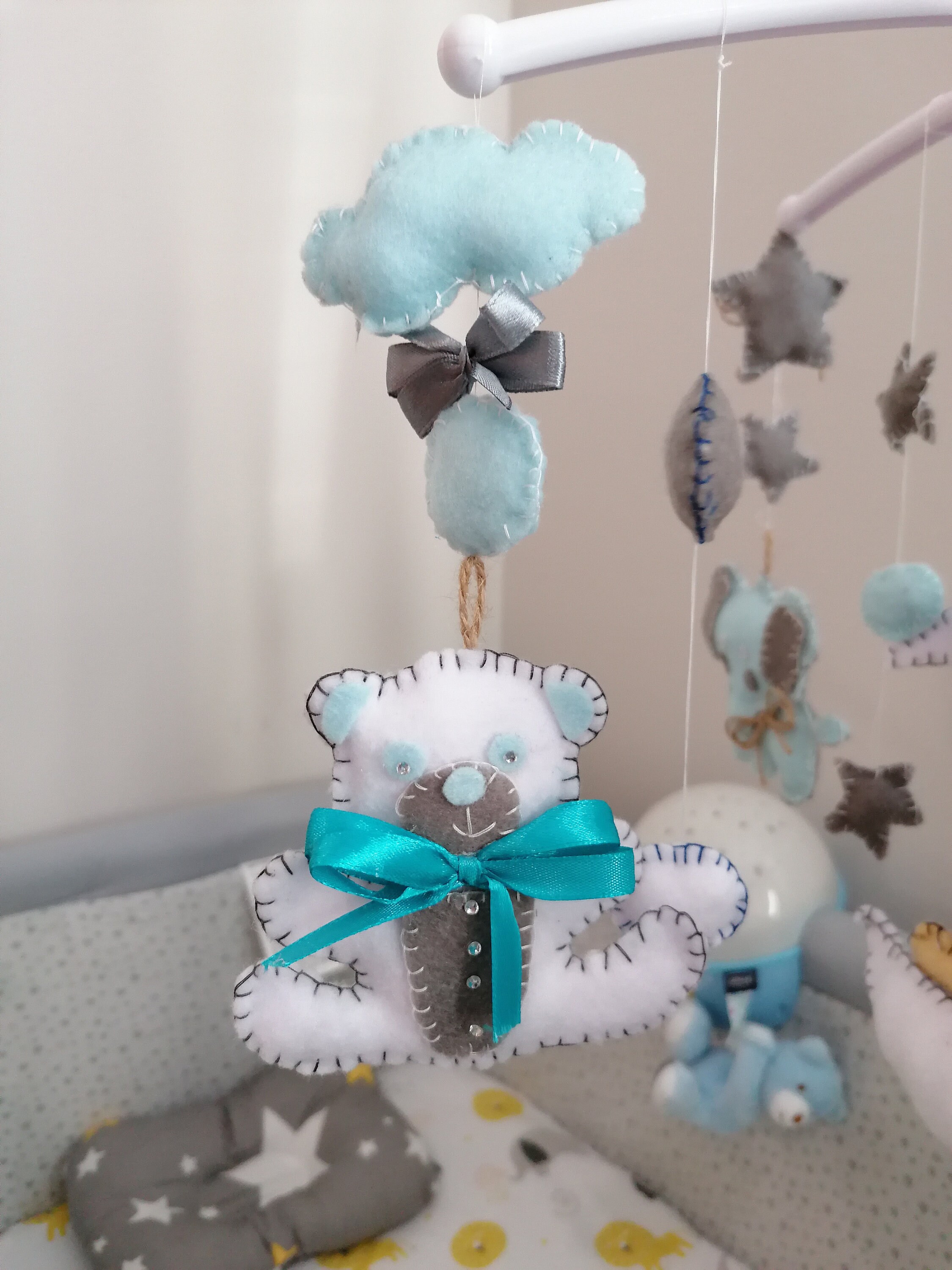 Baby Cot Toys, Baby Cot Hanger With Toys Etsy UK