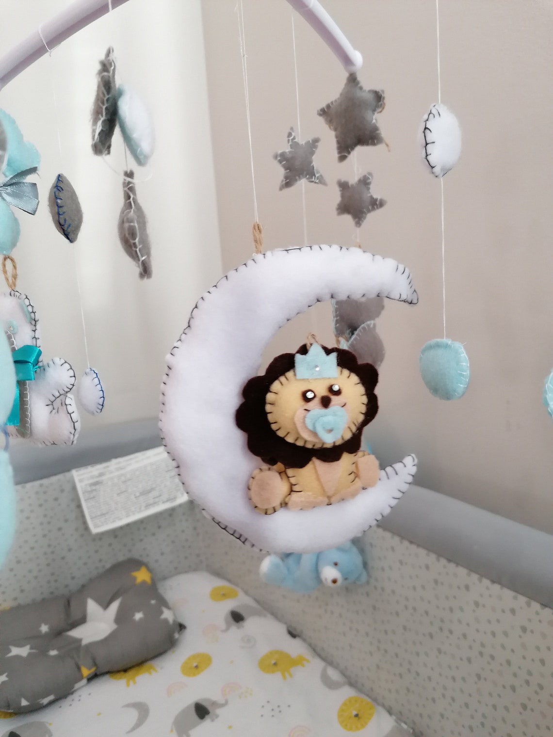 Baby Cot Toys, Baby Cot Hanger With Toys Etsy UK