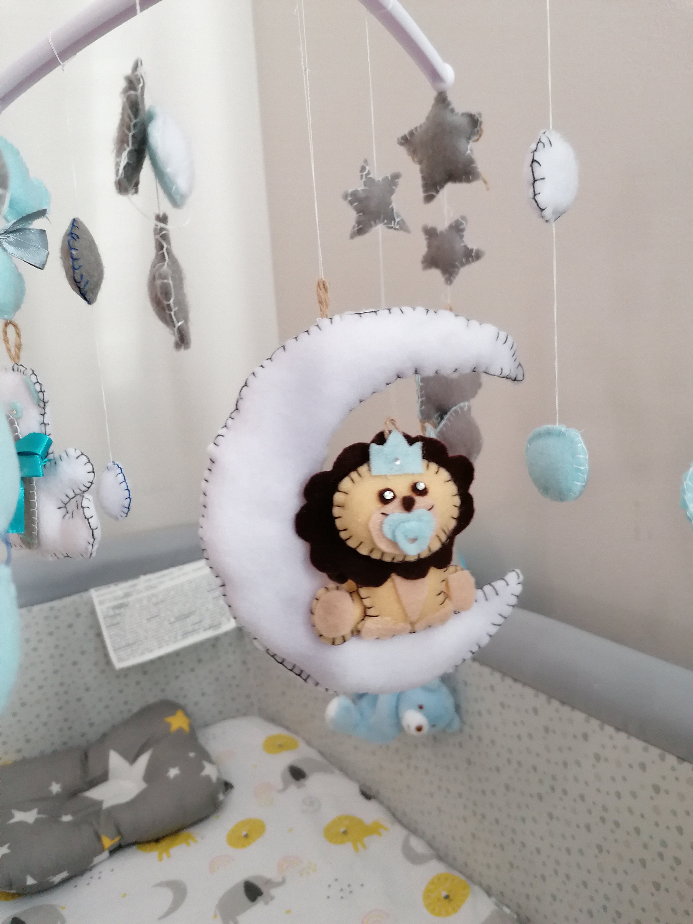 Baby Cot Toys, Baby Cot Hanger With Toys Etsy UK