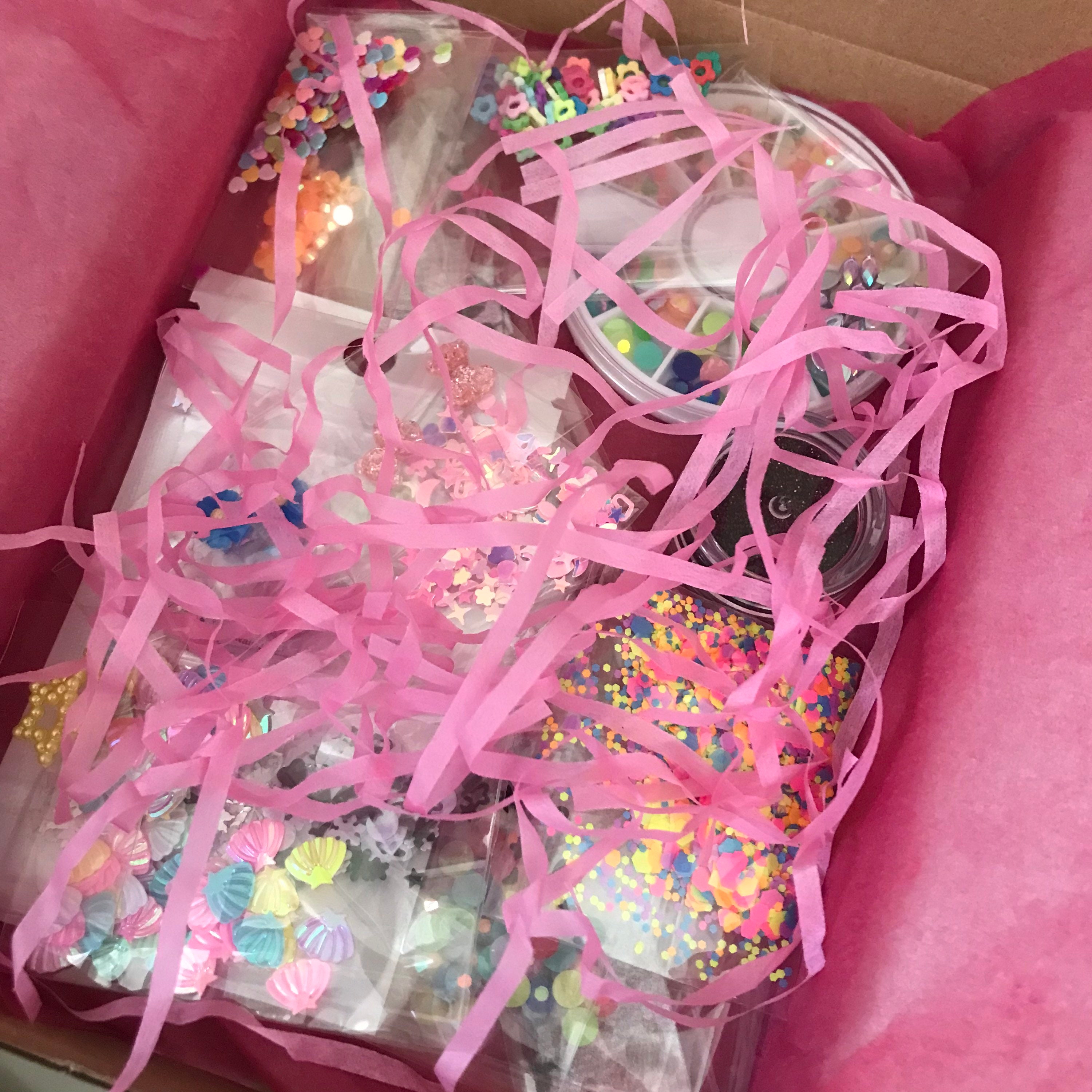 Nail Art Mystery Box Nail Art Box Bundle Surprise Glitter Etsy