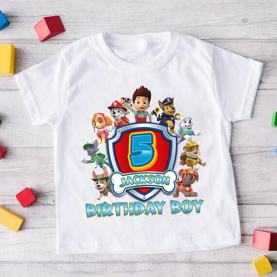 Paw Patrol Birthday Shirt Paw Patrol 