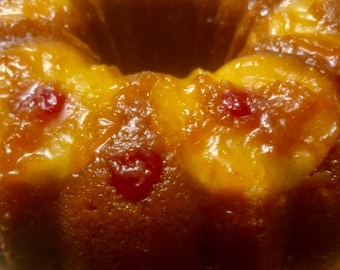 Pineapple Upside Down Bundt Cake