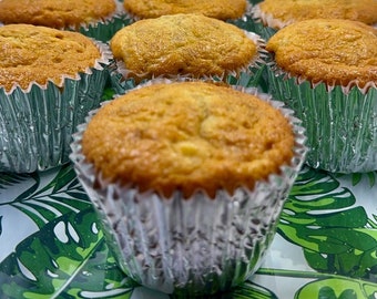 Banana Muffins ( Cupcake Size) 10 per order