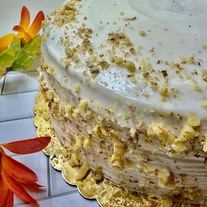 Veganistische worteltaart (9 inch)