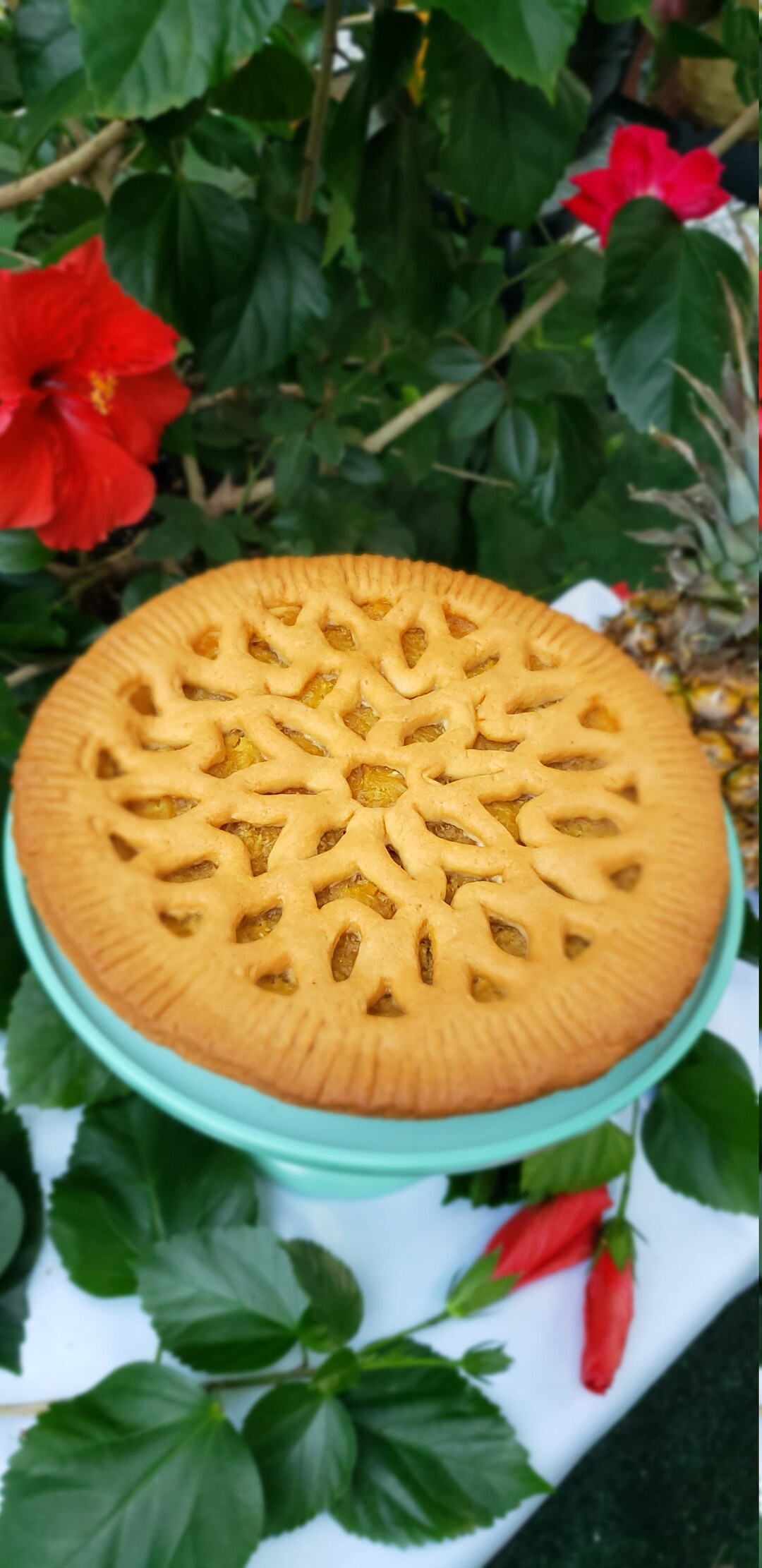 Virgin Islands Pineapple Tart 10 Inch Etsy