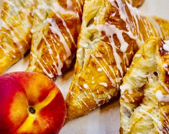 PEACH TURNOVERS ( consists of 8 Turnovers)