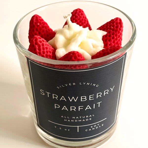 Fir & Grapefruit Parfait Glass Candle