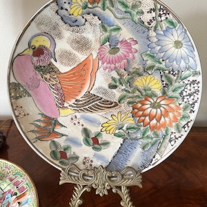 Large Asian Decorative Plate
