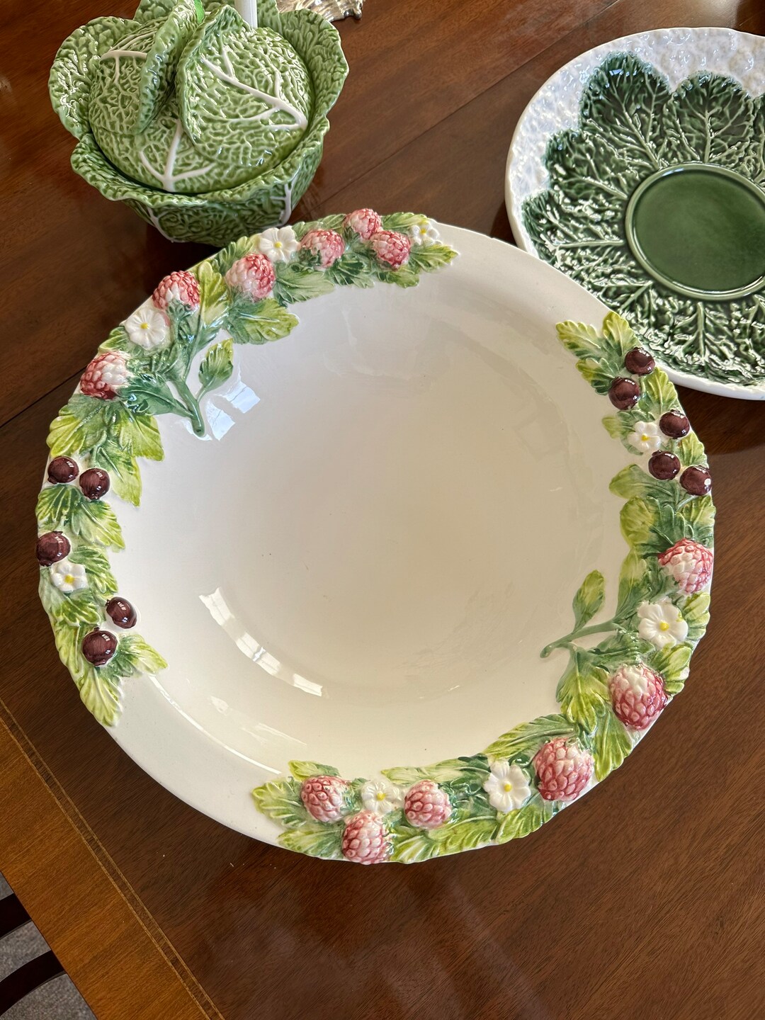 Vintage Large Serving Bowl Made in Italy Etsy