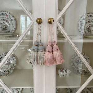 Pink and Blue Tassels