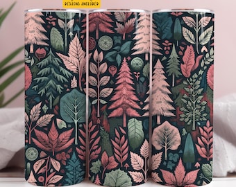 Rosa Camouflage Tumbler Wrap 20 Unzen Skinny Tumbler Sublimation Design Sofortiger digitaler Download nur, rustikale Jagd Camo Tumbler Wrap PNG