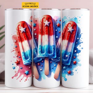 4th Of July Tumbler Wrap 20 oz Skinny Tumbler Sublimation Design Digital Download PNG Instant Digital Only, Patriotic Summer Tumbler Wrap