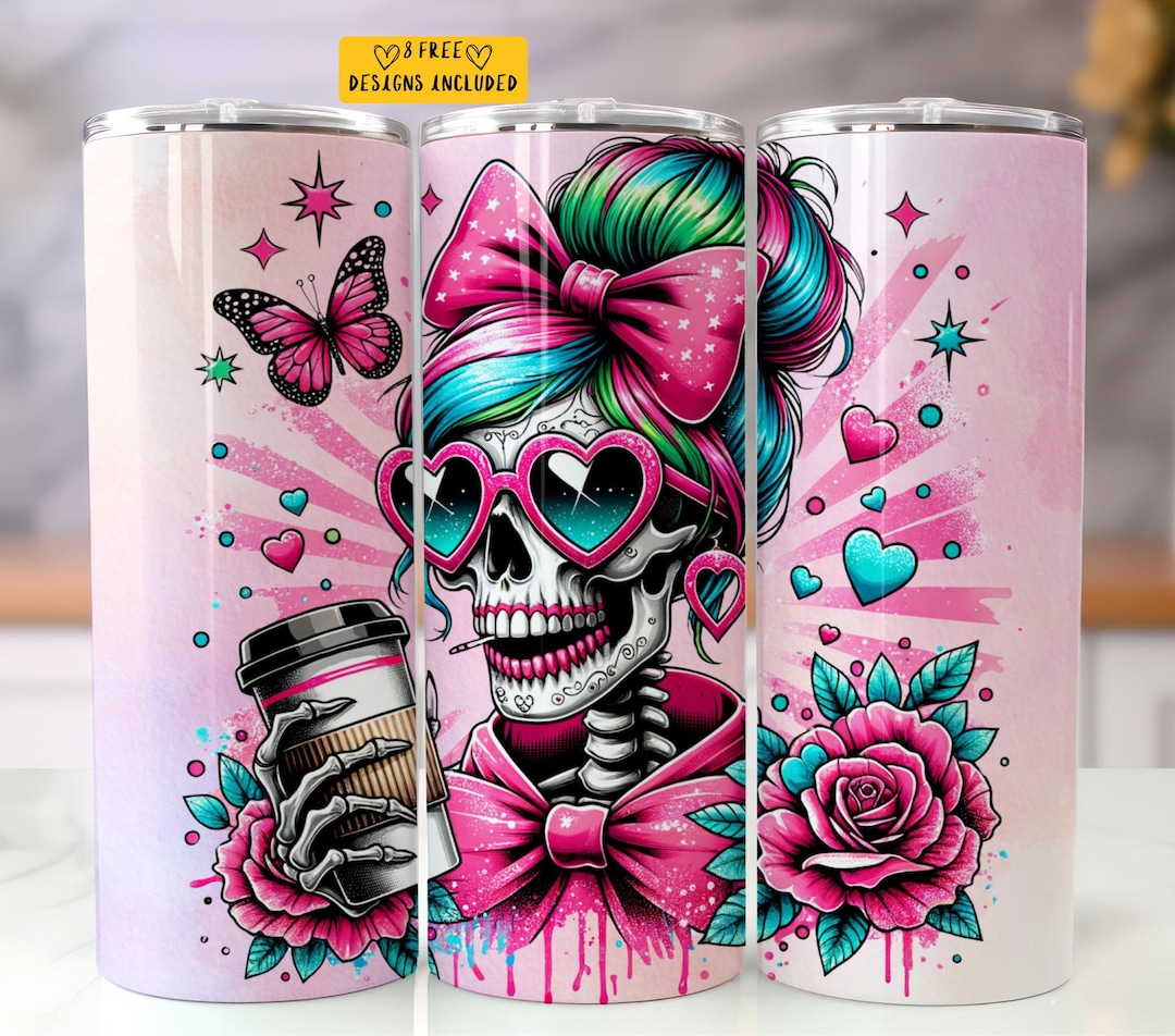 Coffee 20 Oz Skinny Tumbler Sublimation Design Digital Download PNG ...