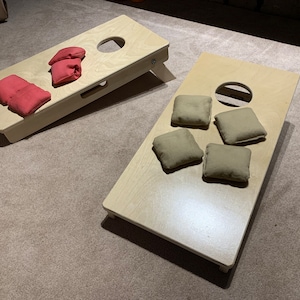Mini Cornhole Board CNC Files, svg/crv11.504/dxf