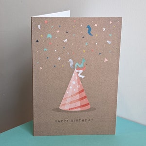 Ilustrado, Sombrero de fiesta, Tarjeta de cumpleaños