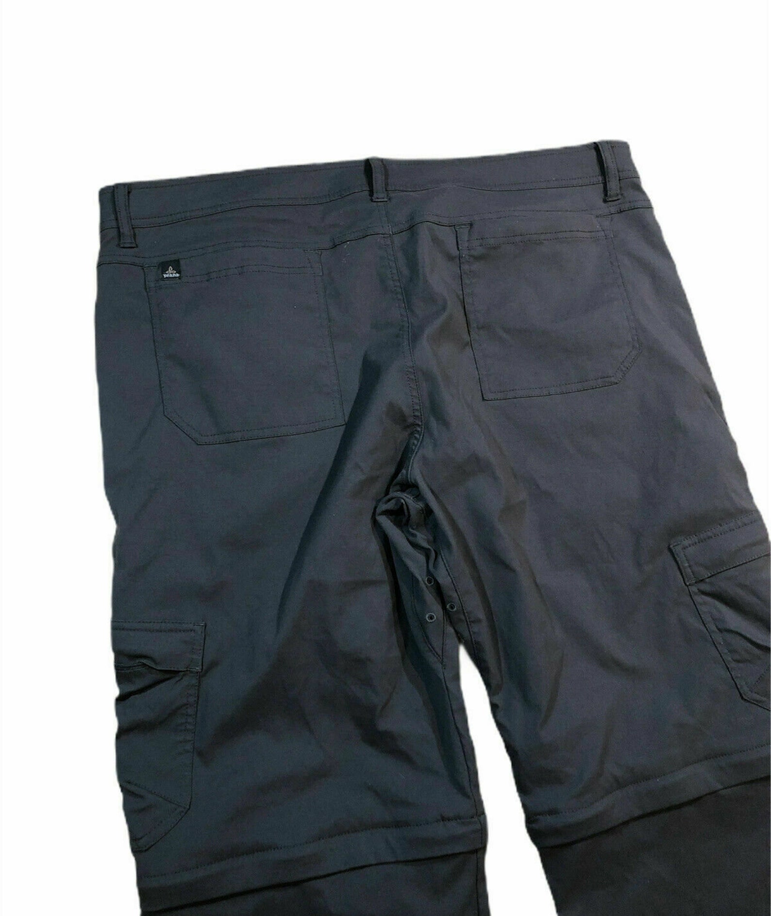 Prana Convertible Mens Gray Pants Size 40 X 28 Inseam Casual | Etsy