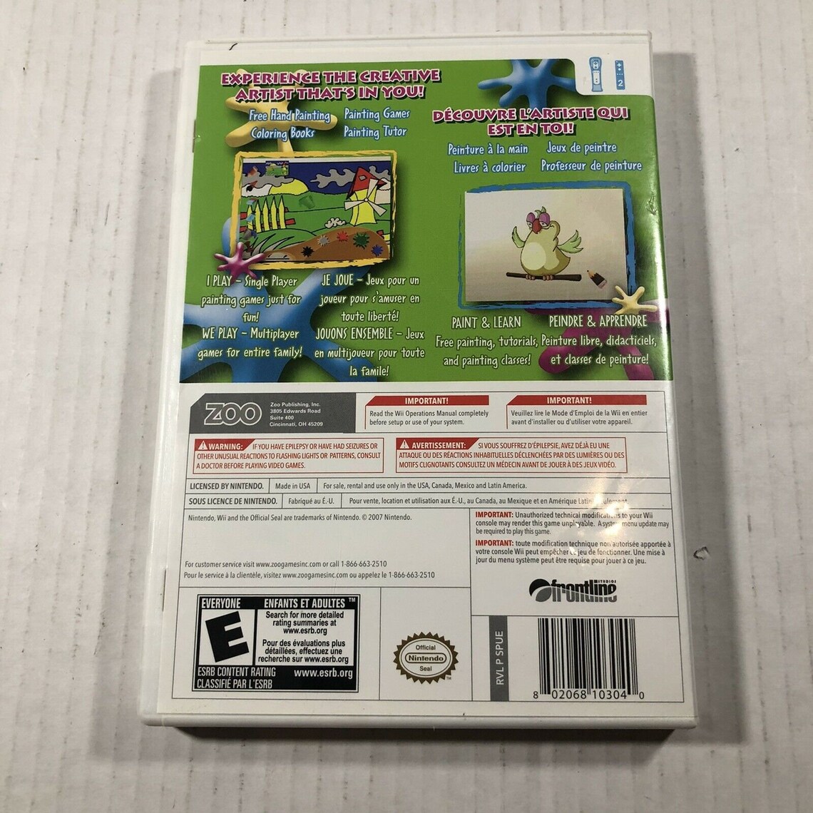 Let's Paint Nintendo Wii 2010 K11 Etsy