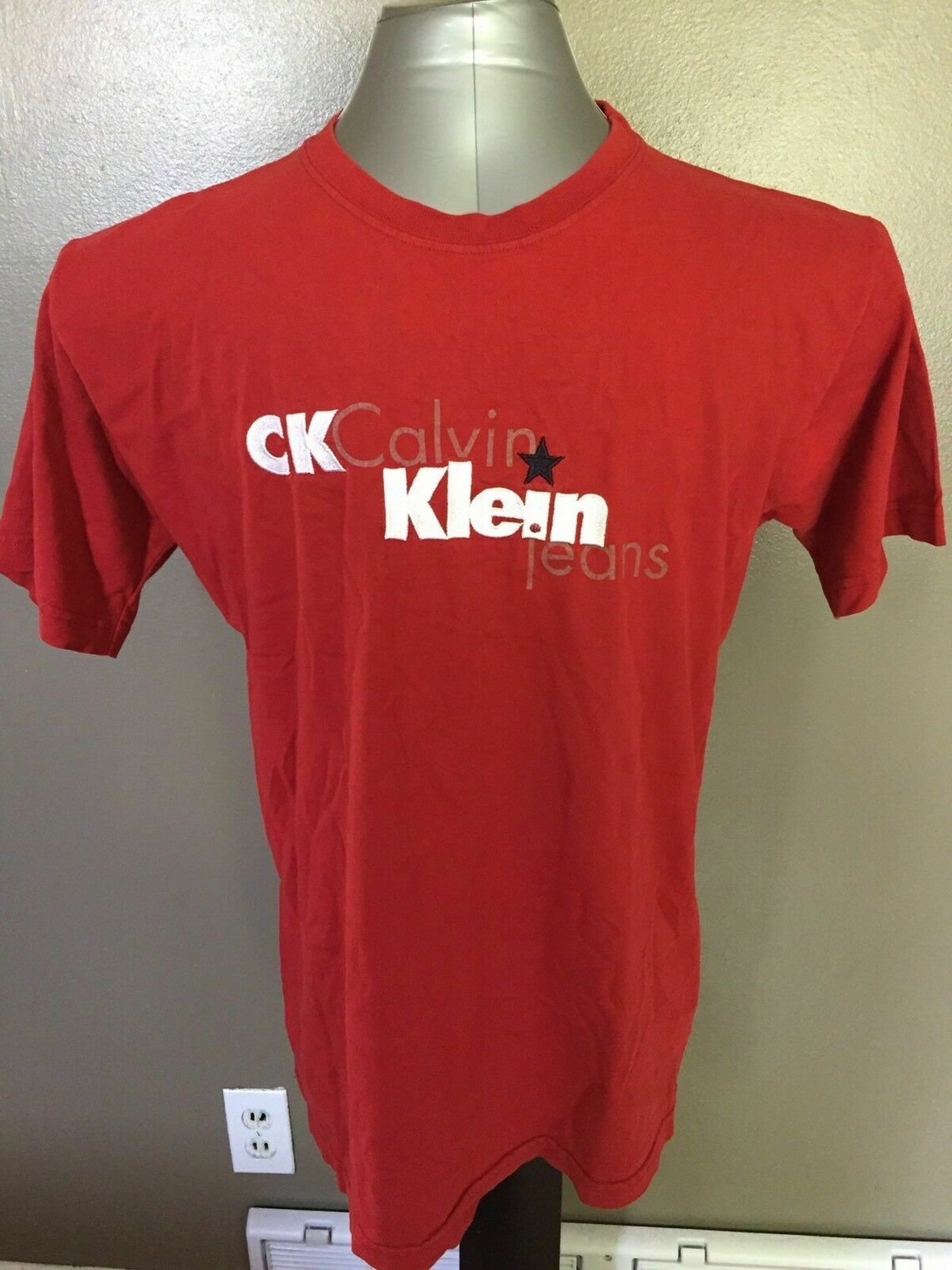 VTG. Ck Calvin Klein Mens T Shirt Sz Small Fits Like Large A1 | Etsy
