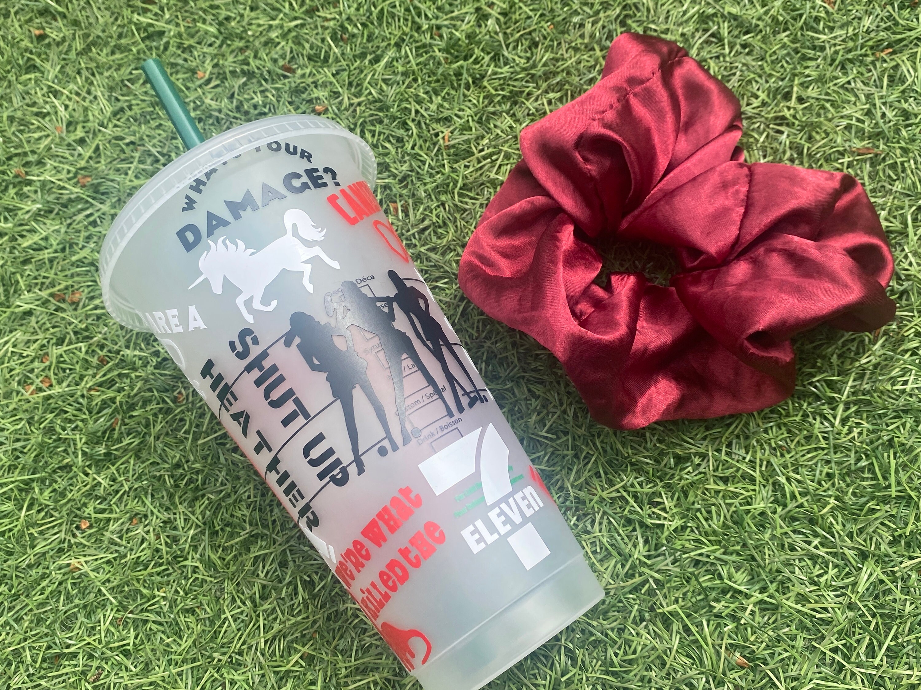 CUSTOM Heathers Musical Inspired Cup & Scrunchie Etsy